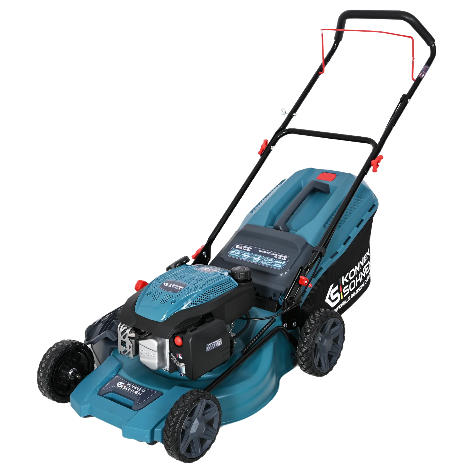 Casa si Gradina - Masina de tuns iarba pe benzina Konner & Sohnen KS 46LMG, 4 CP, 46 cm, 60 L