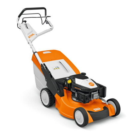 Casa si Gradina - Masina de tuns iarba pe benzina Stihl RM 650 VE, 3.5 CP, 48 cm, 70 L, sistem tractiune Vario, pornire electrica