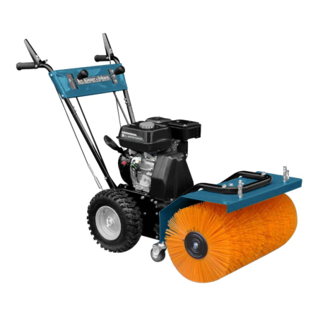 Casa si Gradina - Utilaj multifunctional de curatare cu perie rotativa Konner & Sohnen KS 7HP-MFM 60, 5.5 CP, benzina, 5+2 viteze, latime de lucru 60 cm