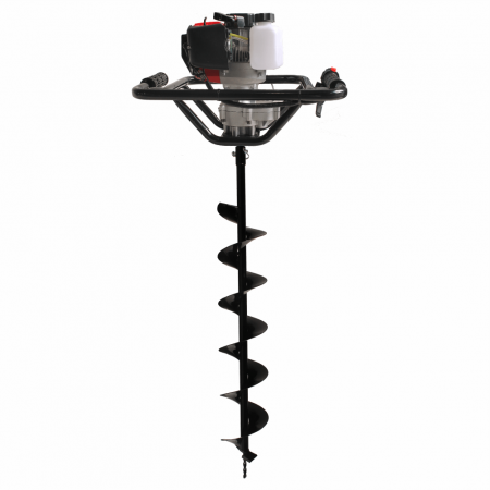 Motoburghiu - Foreza pamant Bisonte BTA-25M-ACC1, 2.5 CP, benzina, 2 timpi + 2 burghie incluse [3]