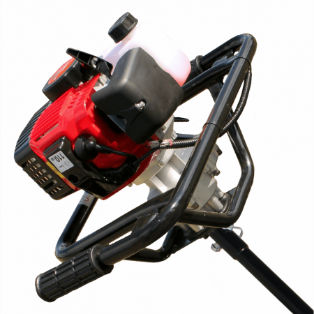 Motoburghiu - Foreza pamant Bisonte BTA-25M-ACC1, 2.5 CP, benzina, 2 timpi + 2 burghie incluse [2]
