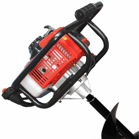 Motoburghiu - Foreza pamant Bisonte BTA-30M-ACC2, 3 CP, benzina, 2 timpi + 3 burghie incluse [2]