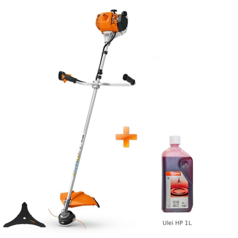 Motocoasa Stihl FS 235, 2.1 CP, 36.3 cmc, benzina, 2 timpi