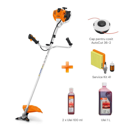 Campanie Primavara Stihl - Motocoasa Stihl FS 240, 2.3 CP, 37.7 cmc, benzina, 2 timpi, ErgoStart
