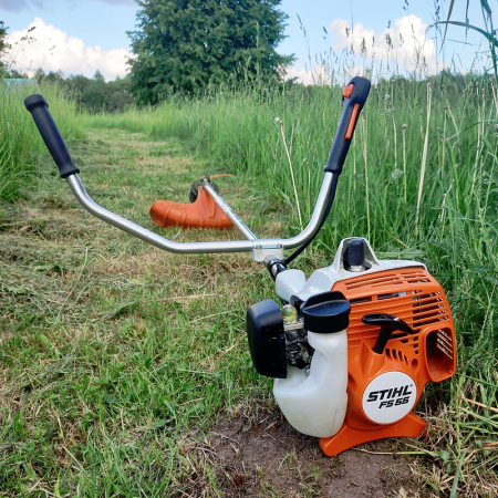 Motocoasa Stihl FS 55, 1 CP, 27.2 cmc, benzina, 2 timpi [4]