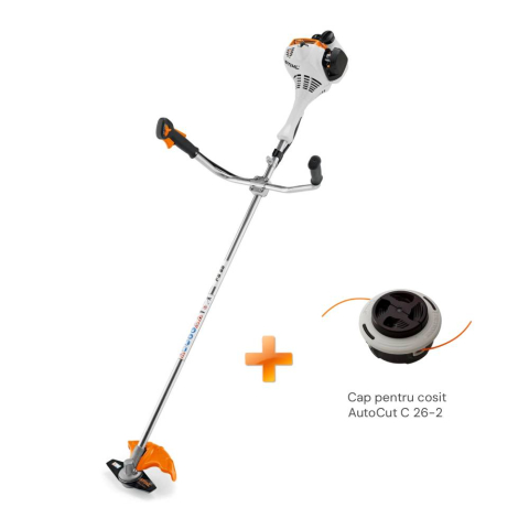 Campanie Primavara Stihl - Motocoasa Stihl FS 55, 1 CP, 27.2 cmc, benzina, 2 timpi