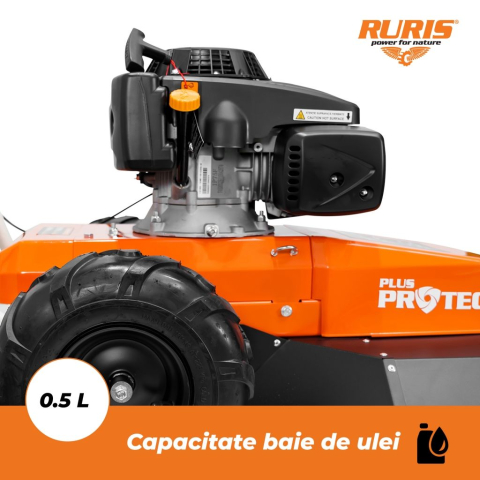 Motocositoare profesionala cu functie de mulcire Ruris 999K, 7.5 CP, benzina, latime de taiere 580 mm [2]