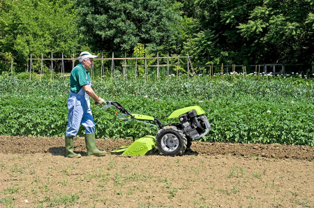 Motocultivator Grillo G107D, Honda GX340, 11 CP, benzina, 3+3 viteze, diferential, roti reglabile 5.00-10", freza 68 cm [8]