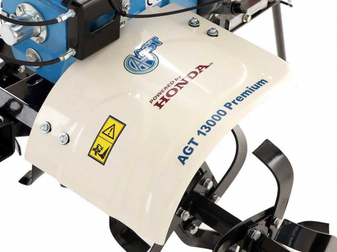 Motocultor AGT 13000 PREMIUM, Honda GX390, 13 CP, benzina, 3+1 viteze + roti 5.00-12", plug bilonat [28]