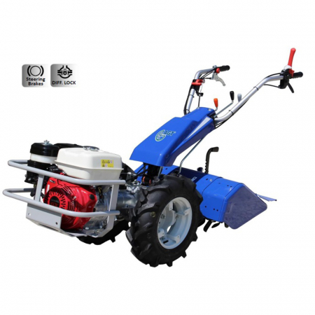 Agricultura - Motocultivator AGT3DF, motor Honda GX270, 9 CP, benzina, 3+3 viteze, diferential, roti 5.00-10", freza 68 cm