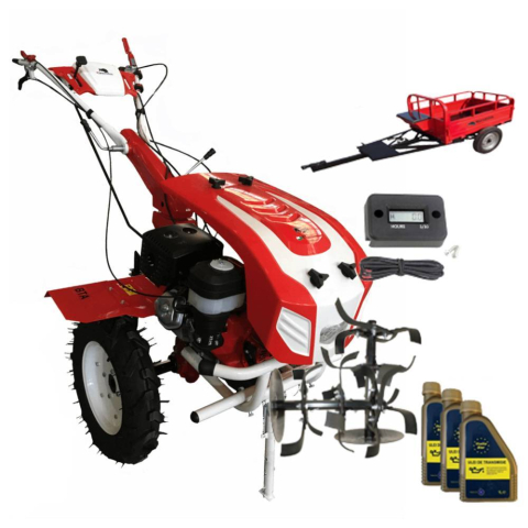 Motosape si Motocultoare - Motocultor Bisonte BTA-16SG, 16 CP, benzina, 2+1 viteze + accesorii (Pachet 3)