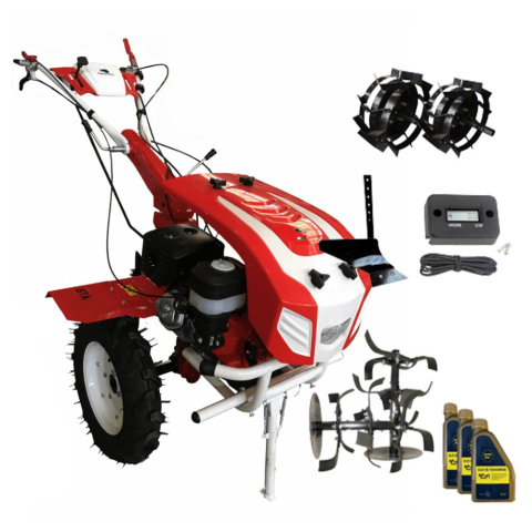 Motocultoare - Motocultor Bisonte BTA-16SGE, 16 CP, benzina, 2+1 viteze + accesorii (Pachet 1)