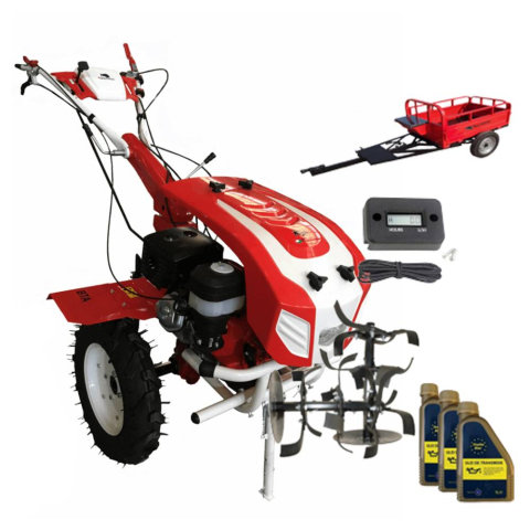 Motocultoare - Motocultor Bisonte BTA-16SGE, 16 CP, benzina, 2+1 viteze + accesorii (Pachet 3)