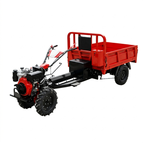 Motosape si Motocultoare - Motocultor Bisonte Agro Garden BTA-17SD-4WD, 17 CP, diesel, pornire electrica + roti cauciuc + remorca 4x4 1000 kg