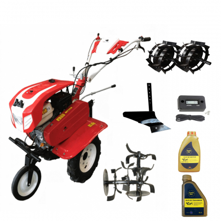 Agricultura - Motosapa Bisonte BTA-900, 7 CP, benzina, 3 viteze + accesorii (Pachet 1)