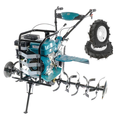 Motocultoare - Motocultor pe benzina Konner & Sohen KS 9HP-1350G-3, 9 CP, 3+1 viteze, latime lucru 134 cm, roti cauciuc 4.00-8