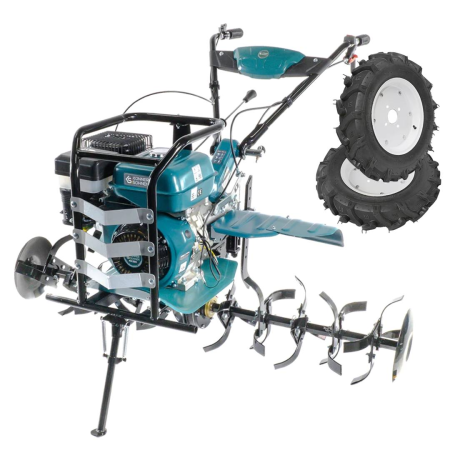 Motocultoare - Motocultor pe benzina Konner & Sohen KS 9HP-1350G-3, 9 CP, 3+1 viteze, latime lucru 134 cm, roti cauciuc 5.00-12