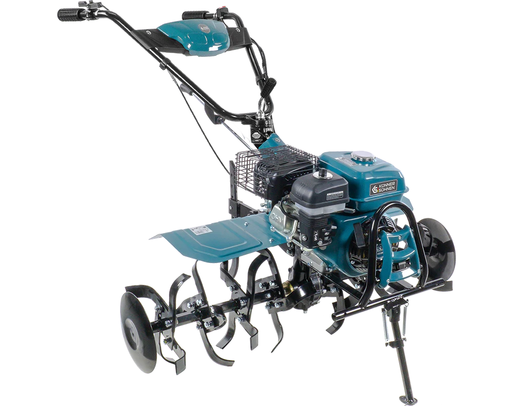 Motocultor pe benzina Konner & Sohnen KS 7HP-1050G, 7 CP, 3 viteze, latime lucru 108 cm + roti fara camera low profile 4.00-8 [6]