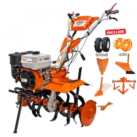 Motocultor Ruris 731ACC1, 8.5 CP, benzina, 2+1 viteze + accesorii