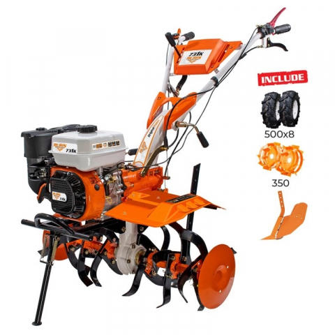 Motocultor Ruris 731K, 8.5 CP, benzina, 2+1 viteze + accesorii