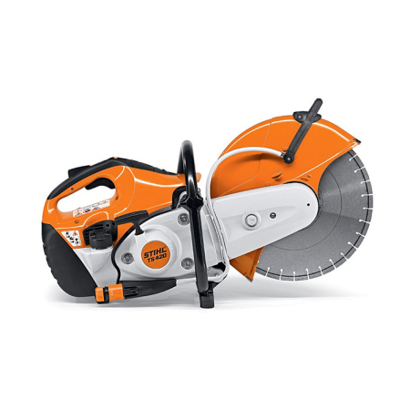 Constructii - Masina de debitat cu disc Stihl TS 420, 4.4 CP, benzina, Ø disc 350 mm