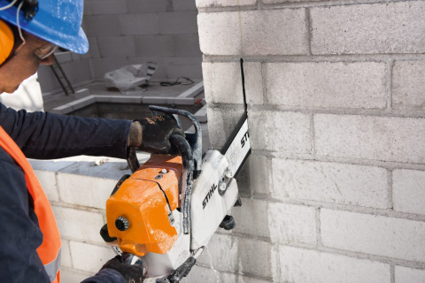 Motofierastrau cu lant diamantat Stihl GS 461, 5.8 CP, 76.5 cmc, lama 40 cm, 1.6 mm, 3/8" [2]