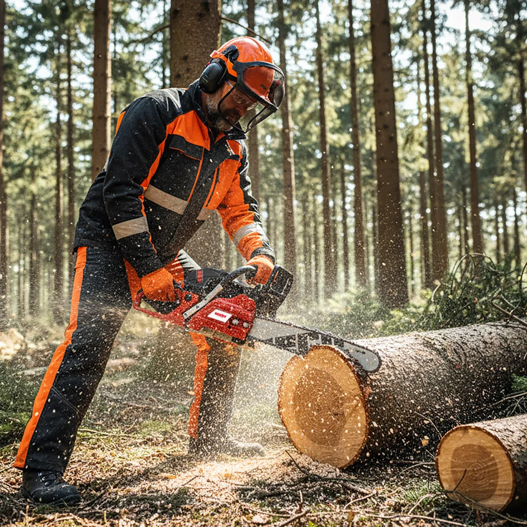 Drujba / Motofierastrau pe benzina HECHT 54, 2.4 CP, 52 cmc, sina 40 cm [1]