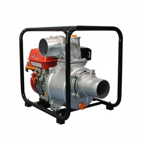 Motopompa apa curata Bisonte BTA-MP100, 4", 7.5 CP, benzina, 1330 l/min, Hmax. 28 m [1]