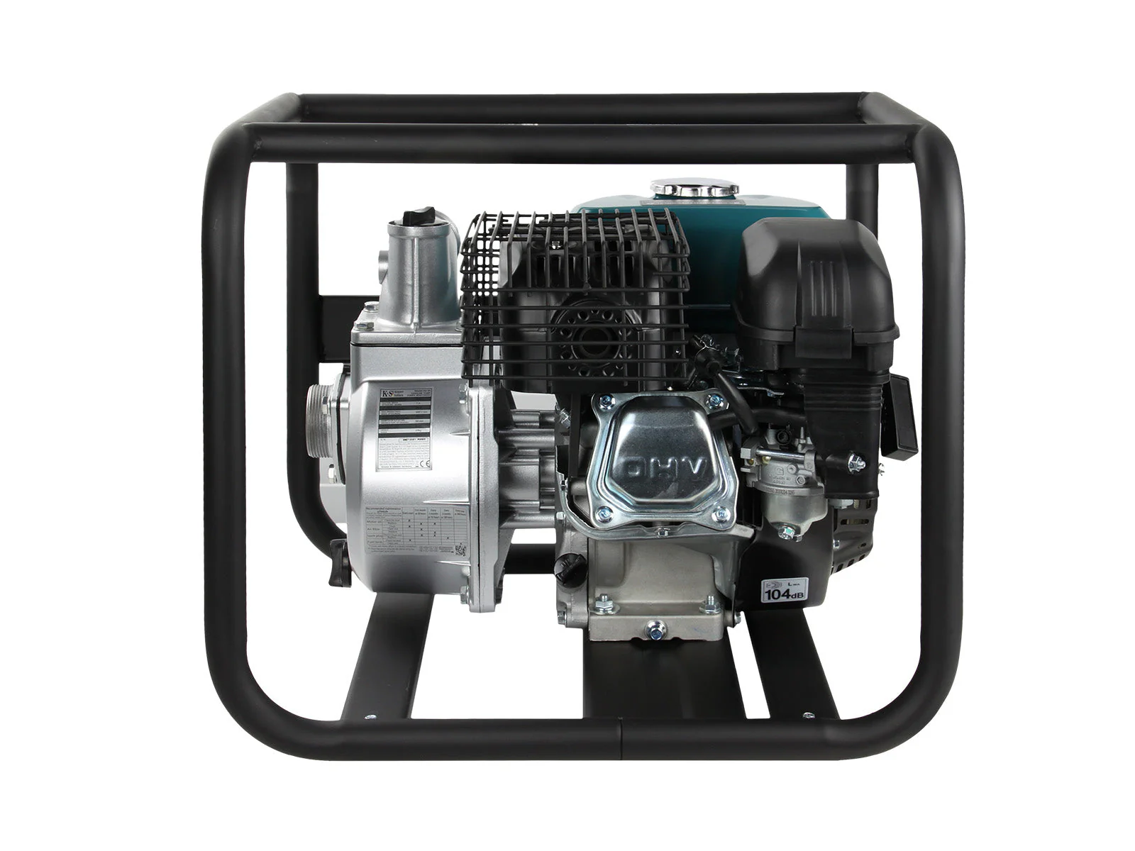 Motopompa apa curata Konner & Sohnen KS 50, 2", benzina, 500 l/min, Hmax. 28 m [6]