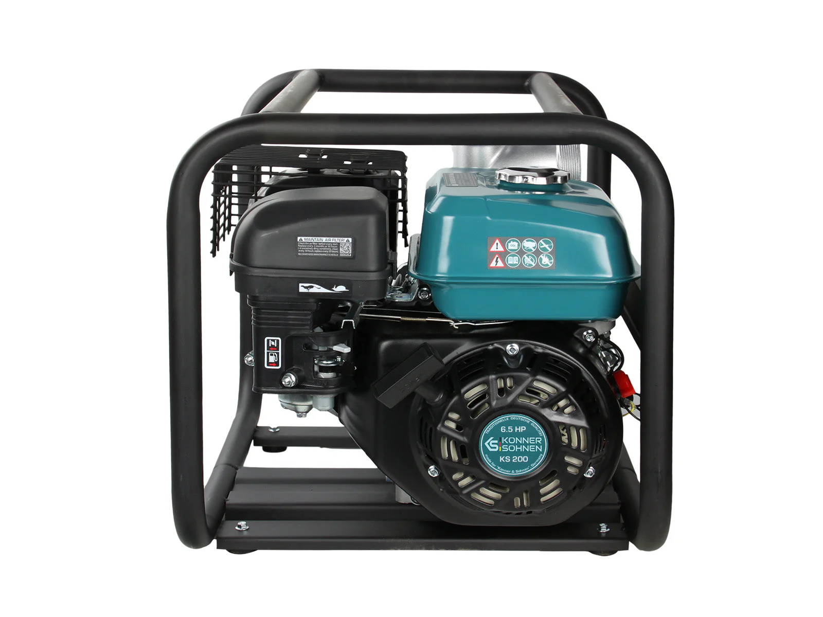 Motopompa apa curata Konner & Sohnen KS 80, 3", benzina, 1000 l/min, Hmax. 28 m [7]