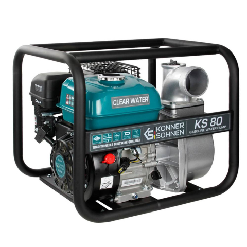 Motopompe - Motopompa apa curata Konner & Sohnen KS 80, 3", benzina, 1000 l/min, Hmax. 28 m