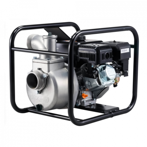 Pompe de apa - Motopompa apa curata Koshin SEV-80X-BAC, 3", motor Koshin K180, 4.2 CP, benzina, 1050 l/min, Hmax. 27 m