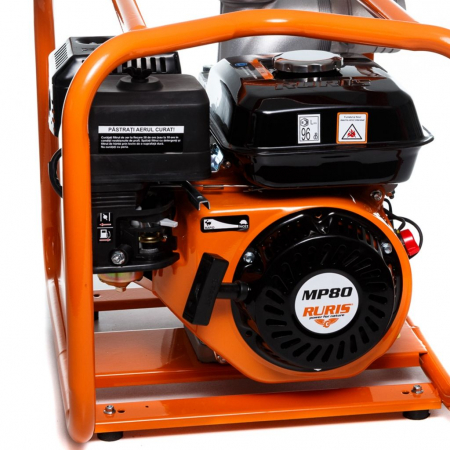 Motopompa apa curata Ruris MP80, 3", 7 CP, benzina, 800 l/min, Hmax. 25 m + furtun refulare 20 m [5]
