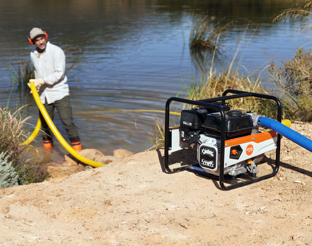 Motopompa apa curata Stihl WP 300, 2", 6 CP, benzina, 616 l/min, Hmax. 33 m [5]