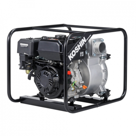 Motopompa apa murdara Koshin KTZ-80X-BAE, 3", motor Koshin K300, 6.8 CP, benzina, 1370 l/min, Hmax. 21 m [1]
