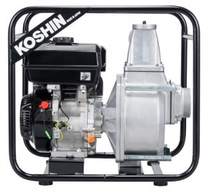 Motopompa apa semimurdara Koshin STV-100X-BAE, 4", motor Koshin K300, 6.8 CP, benzina, 1500 l/min, Hmax. 28 m [2]