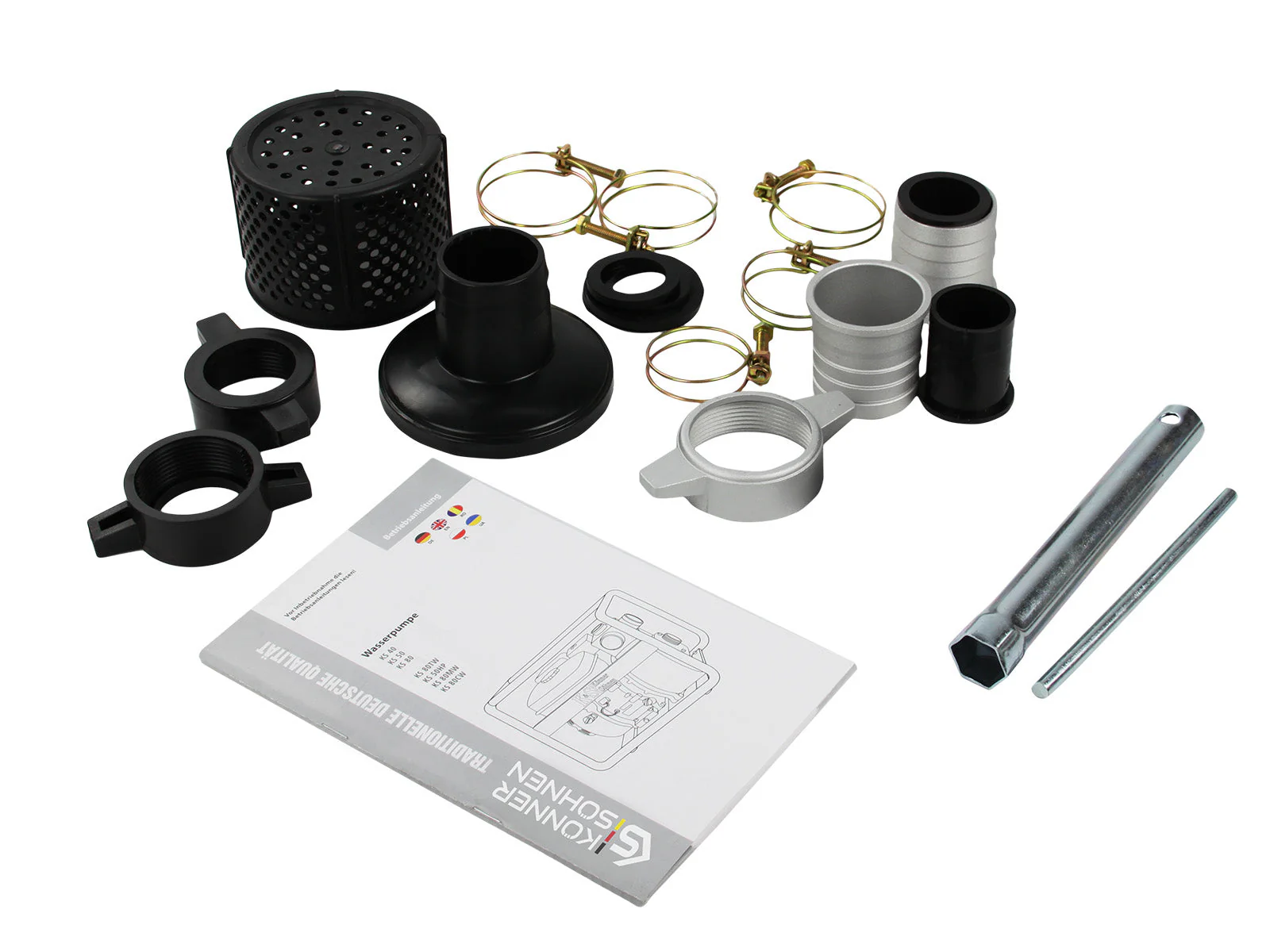 Motopompa de presiune Konner & Sohnen KS 50HP, 2", benzina, 500 l/min, Hmax. 50 m [8]