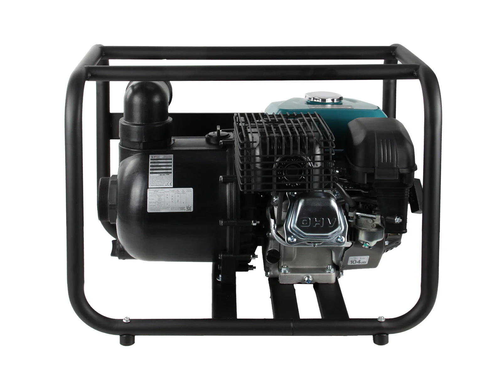 Motopompa pentru substante chimice Konner & Sohnen KS 80CW, 3", benzina, 1000 l/min, Hmax. 28 m [5]