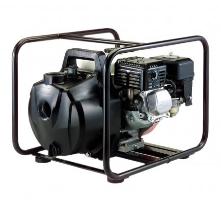 Pompe de apa - Motopompa termoplastica pentru ape sarate si fertilizatori Koshin PGH-50-BAG, 2", motor Honda GX120, 2.9 CP, benzina, 560 l/min, Hmax. 26 m