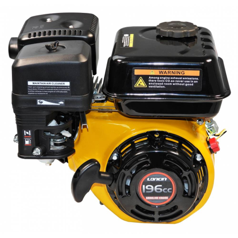 Motoare - Motor benzina Loncin G200F, 4.1 kW, 196 cmc, ax pana 19 x 58 mm