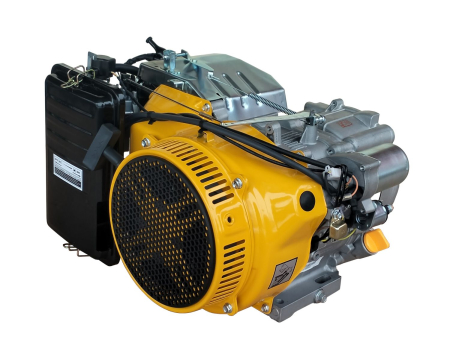 Motor benzina Yihu YH188FER, 8.2 kW, 389 cmc, ax conic, pornire electrica [3]