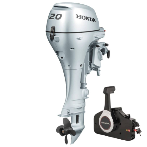 Honda Marine - Motor de barca Honda BF20DK2 SRU, 20 CP, cizma scurta, pornire electrica, comanda la distanta
