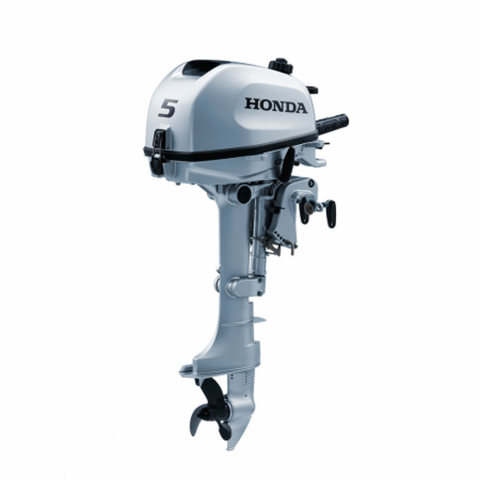 Honda Marine - Motor de barca Honda BF5DH SHNU, 5 CP, cizma scurta, pornire manuala