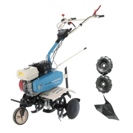 Motosape - Motosapa AGT 6500 PREMIUM, Honda GX160, 5.5 CP, benzina, 2+1 viteze + roti 4.00-8, plug bilonat