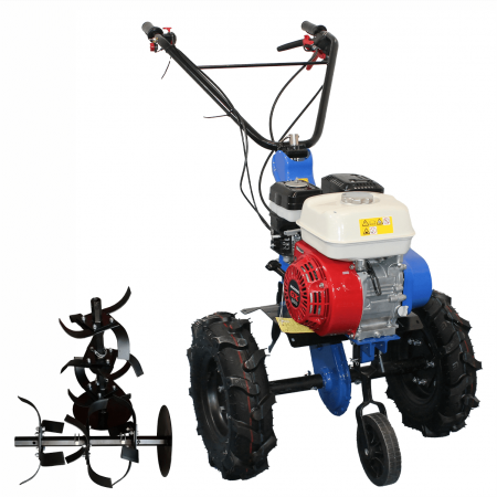 Agricultura - Motosapa Bisonte BTA-FLASH150H, motor Honda GX200, 6.5 CP, benzina, 1+1 viteze, latime de lucru 560-830 mm