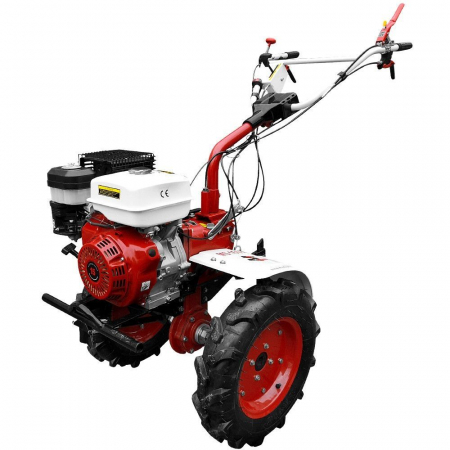Motocultor Media Line MS 15000 CF, 15 CP, benzina, 3+1 viteze + roti 5.00-12", plug bilonat [9]