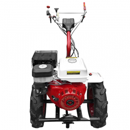Motocultor Media Line MS 15000 CF, 15 CP, benzina, 3+1 viteze + roti 5.00-12", plug bilonat [8]