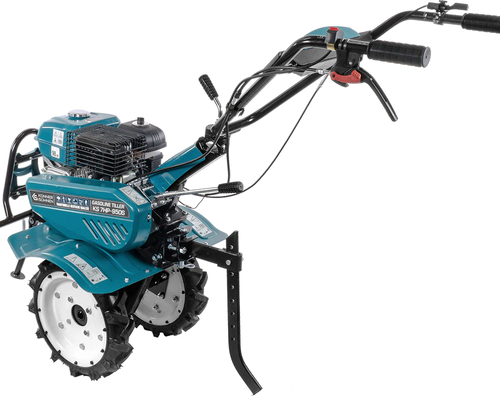 Motosapa pe benzina Konner & Sohnen KS 7HP-950S, 7 CP, 2+1 viteze, latime lucru 108 cm + roti fara camera low profile 4.00-8 [4]