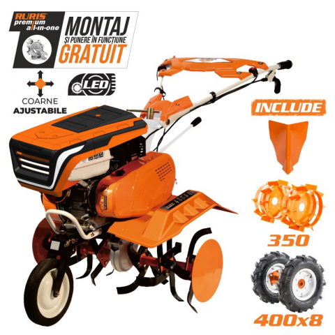 Agricultura - Motosapa Ruris 7500ACC1, 7 CP, benzina, 2+1 viteze + accesorii