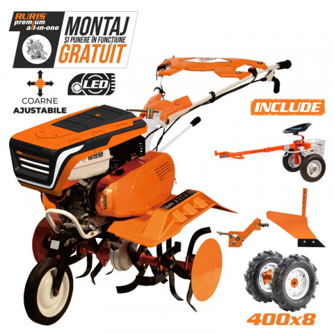 Agricultura - Motosapa Ruris 7500ACC2, 7 CP, benzina, 2+1 viteze + accesorii